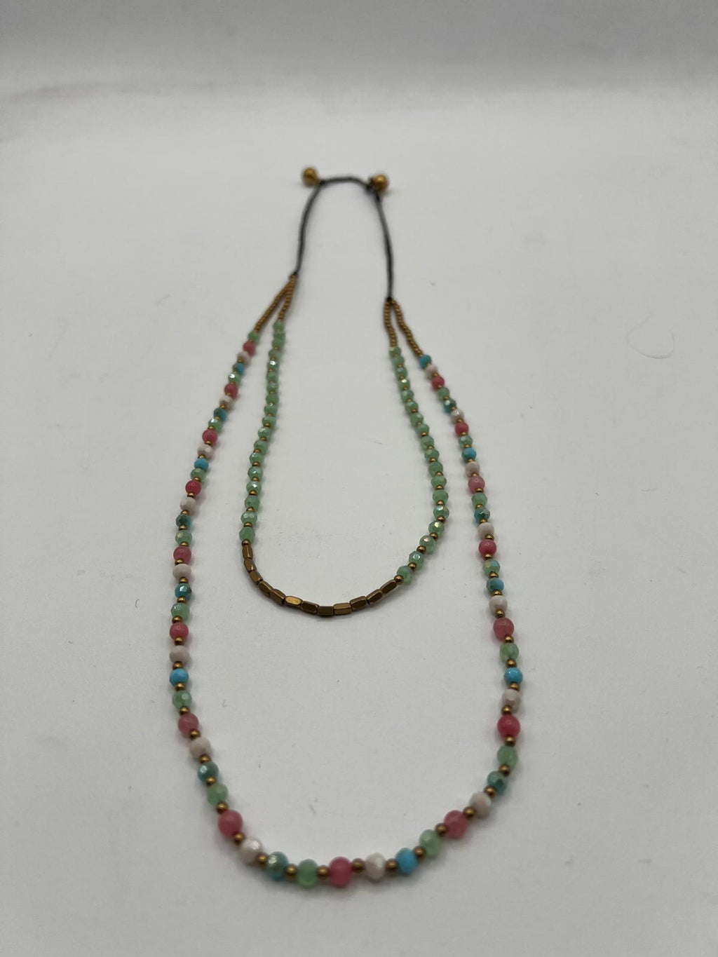 Collana doppia perline