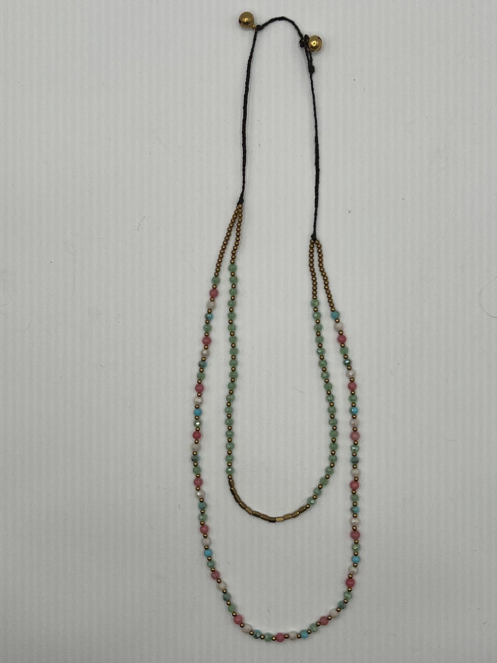 Collana doppia perline