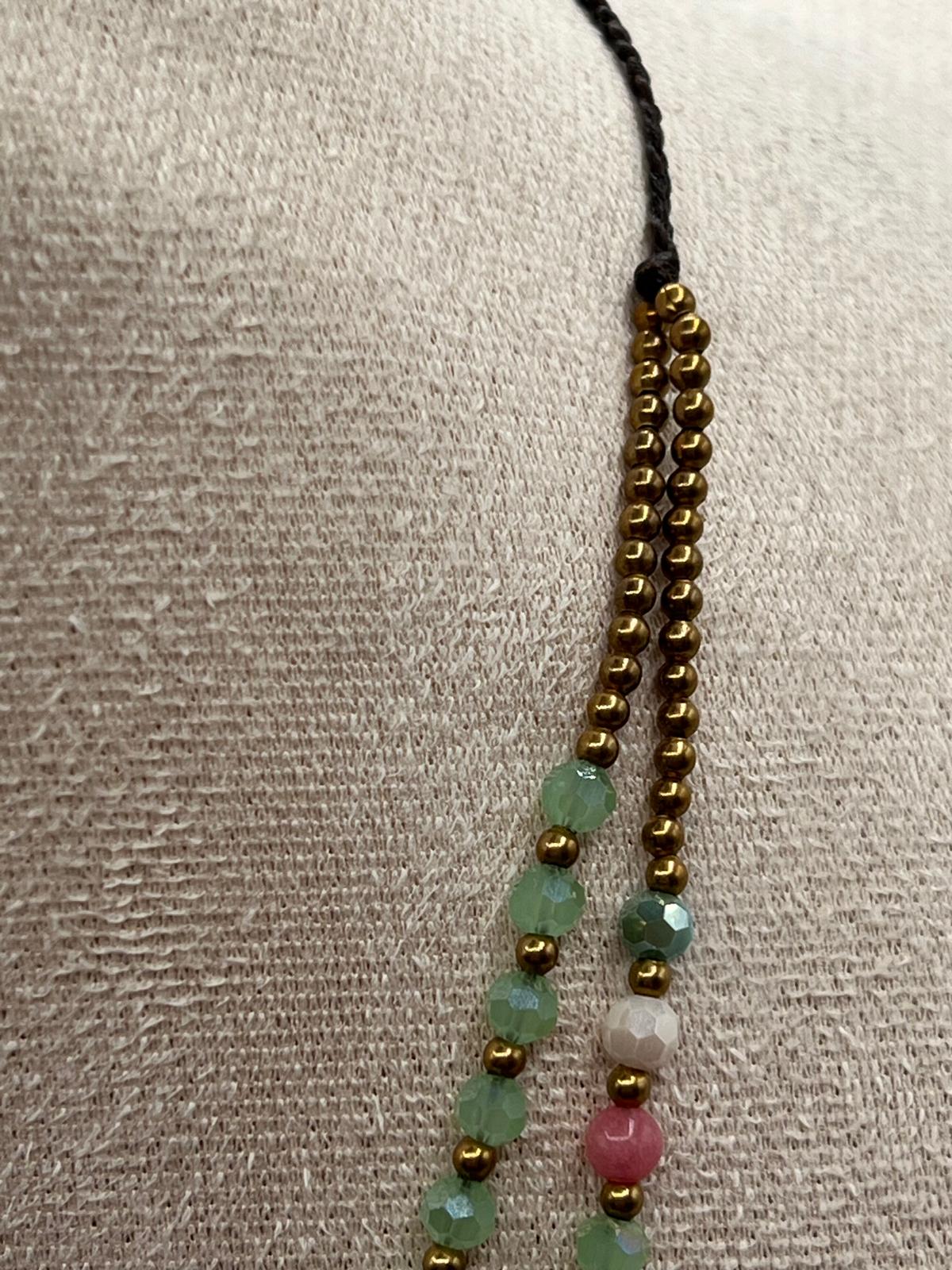 Collana doppia perline