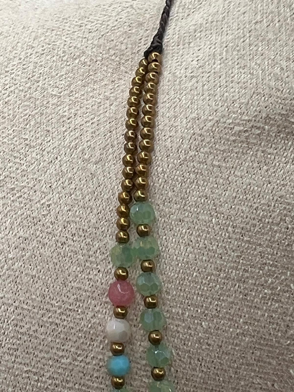 Collana doppia perline