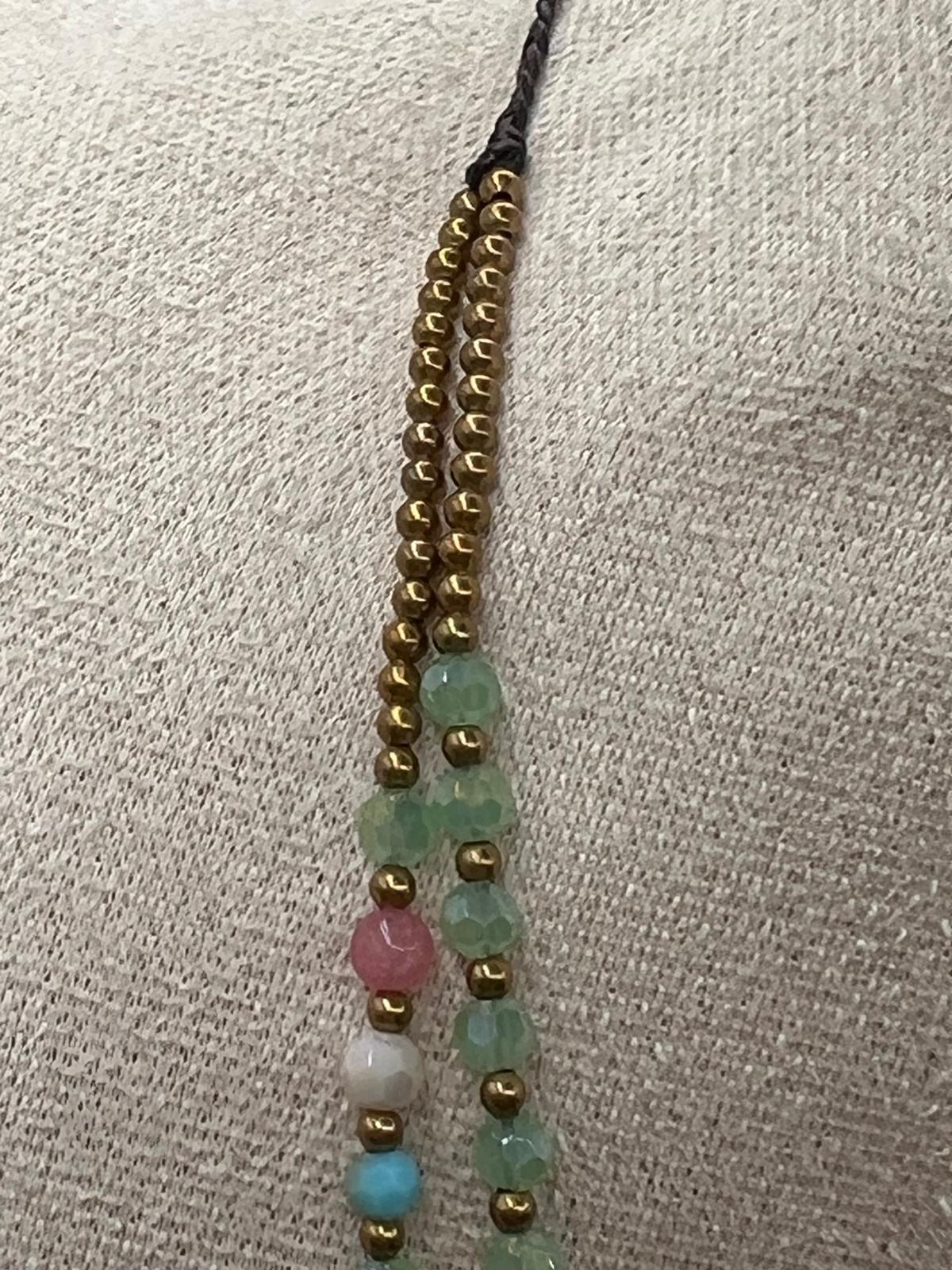 Collana doppia perline
