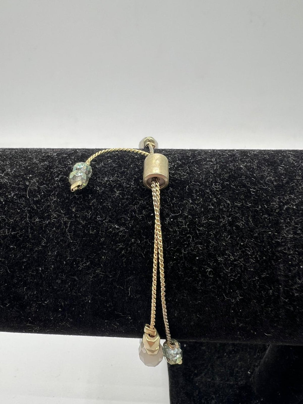Bracciale perline verde acqua