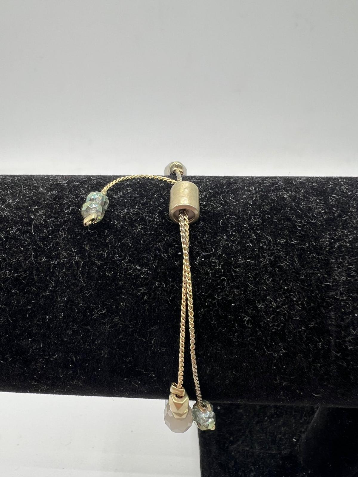 Bracciale perline verde acqua