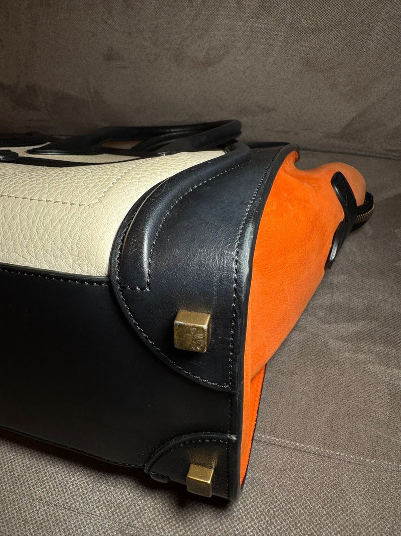 Celine luggage tricolor