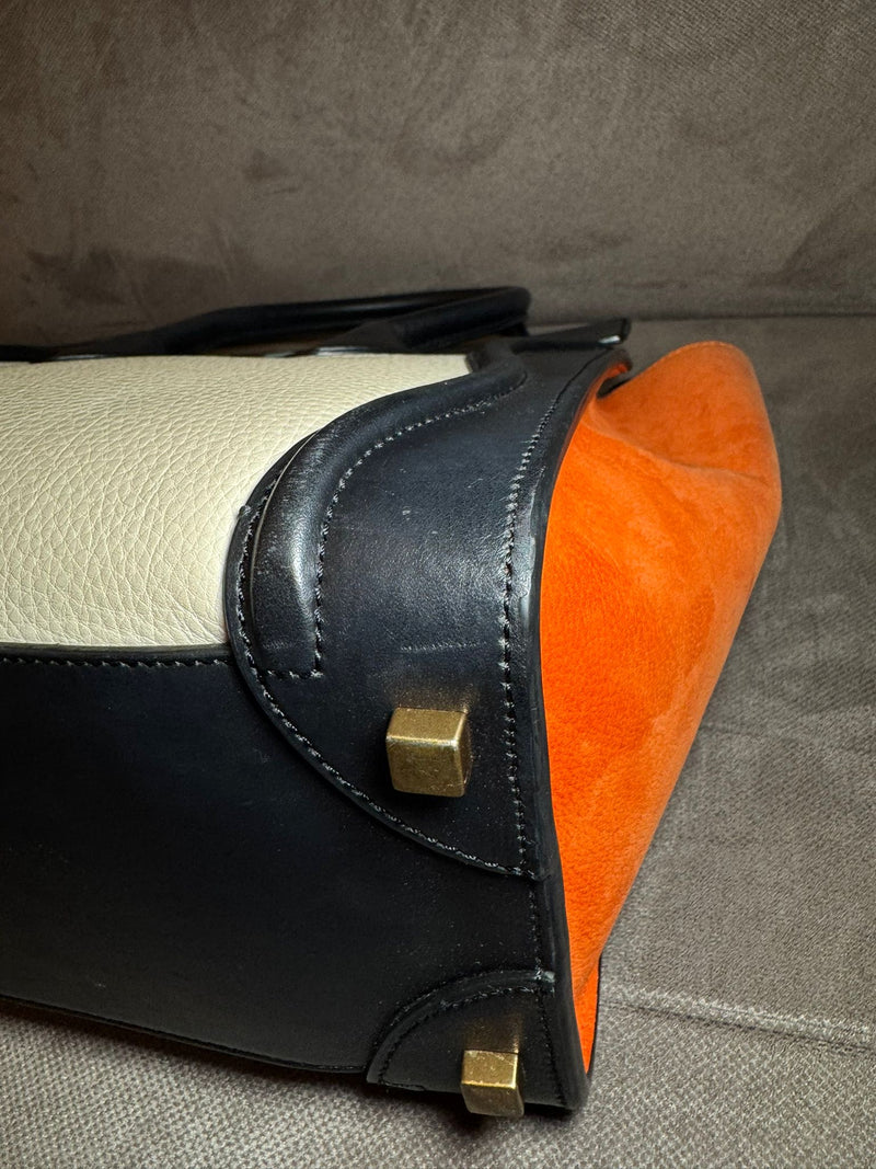 Celine luggage tricolor