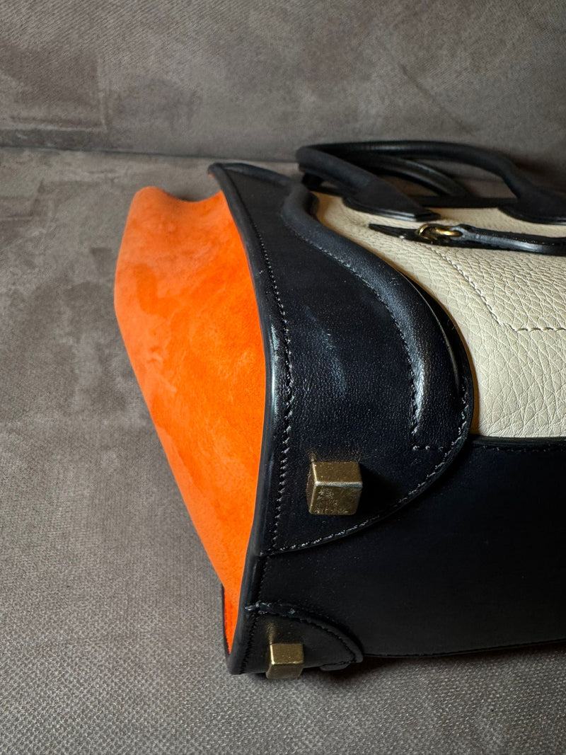 Celine luggage tricolor