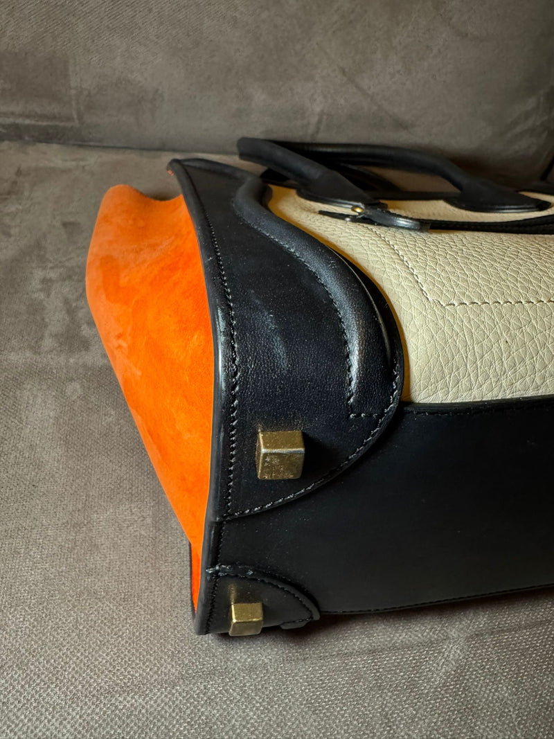 Celine luggage tricolor