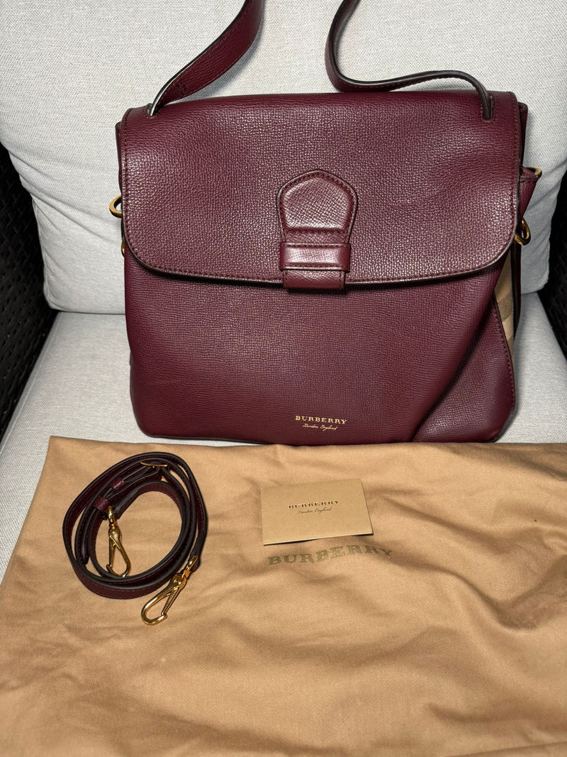 Burberry borsa burgundy