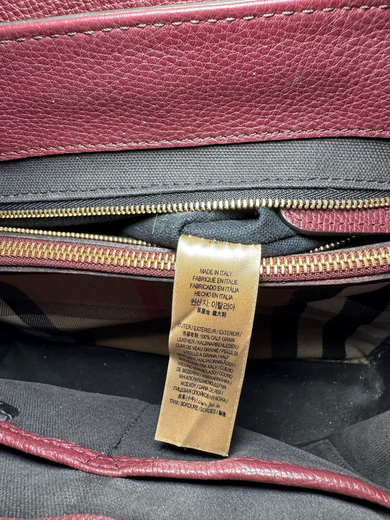 Burberry borsa burgundy