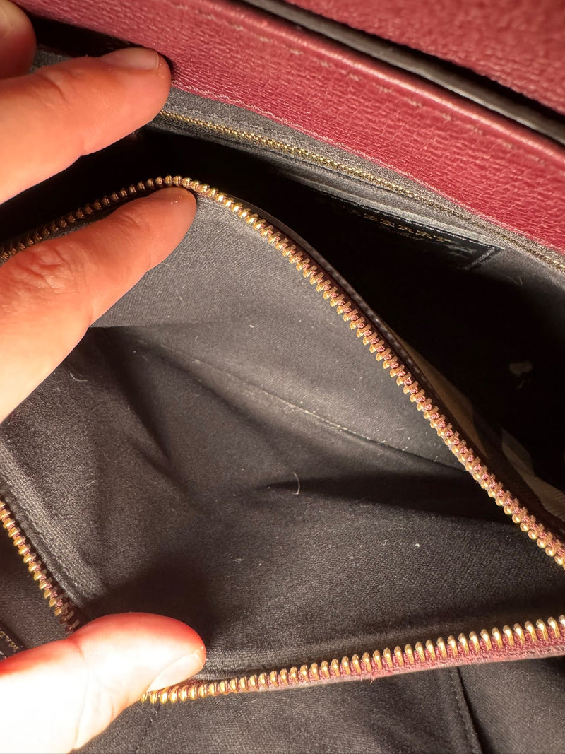 Burberry borsa burgundy