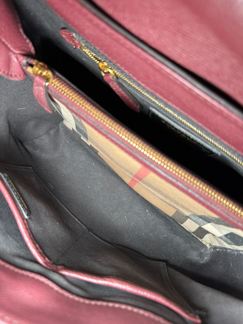 Burberry borsa burgundy
