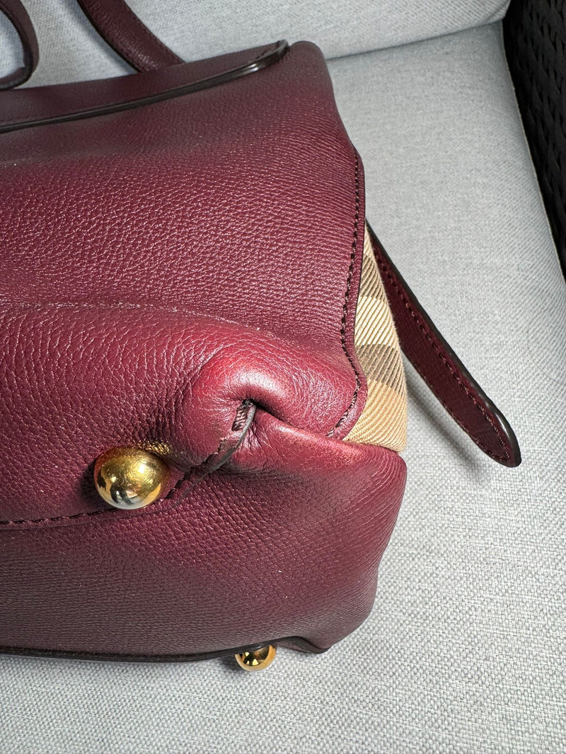 Burberry borsa burgundy