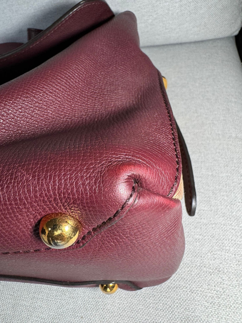 Burberry borsa burgundy