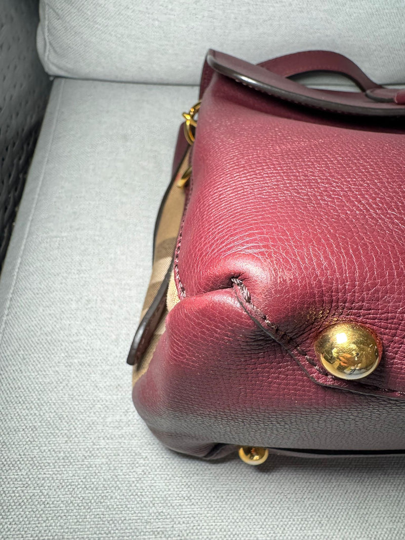 Burberry borsa burgundy