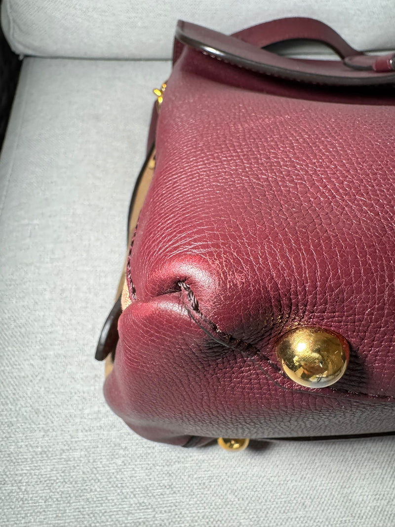 Burberry borsa burgundy