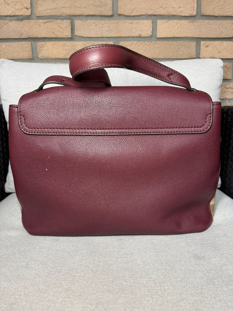 Burberry borsa burgundy