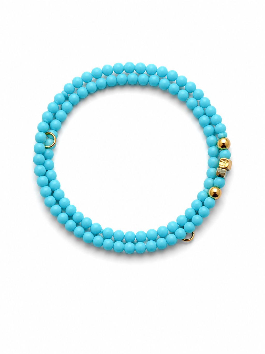 Bracciale  rigido in pasta di turchese