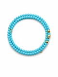 Bracciale  rigido in pasta di turchese