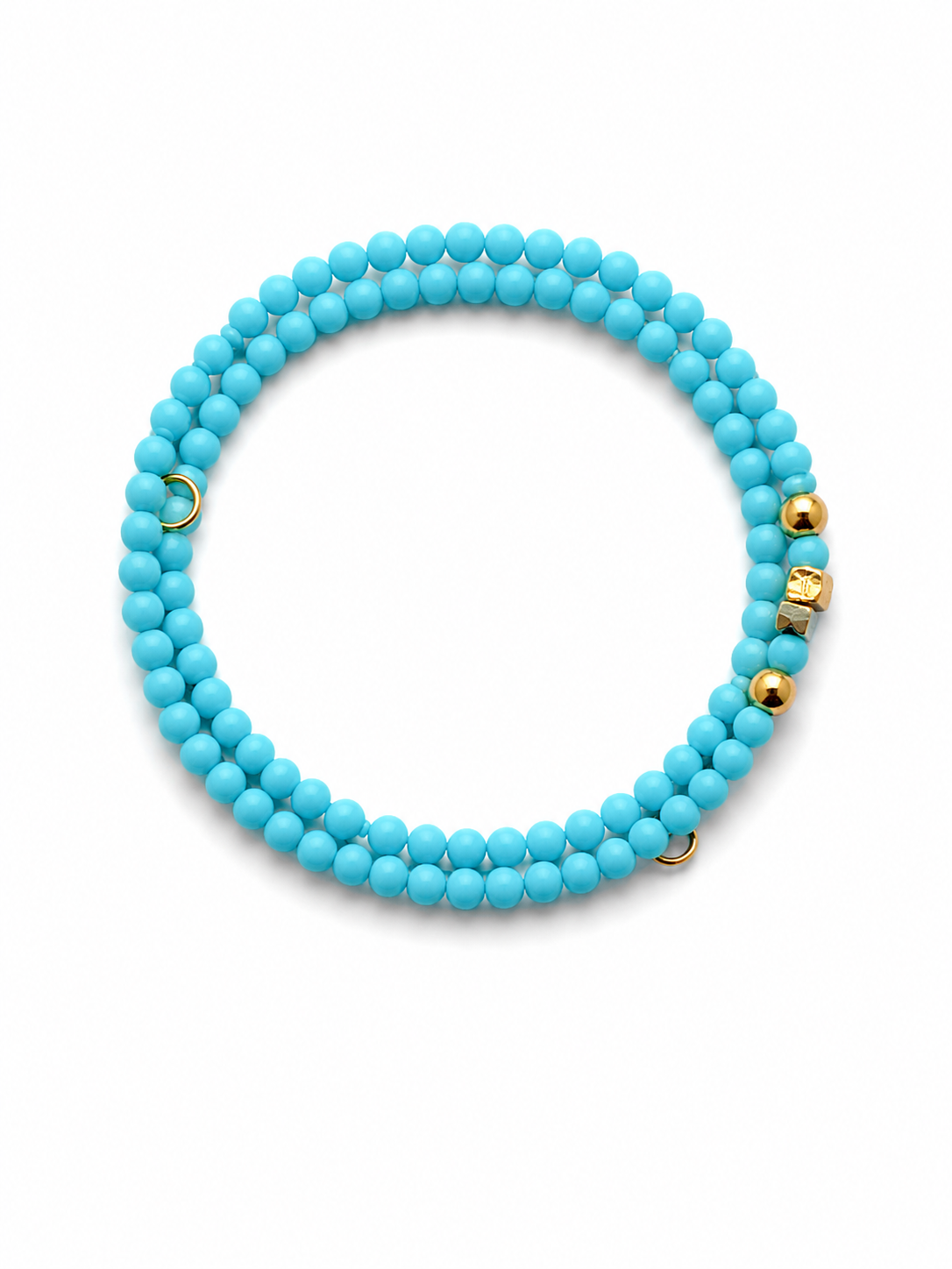 Bracciale  rigido in pasta di turchese