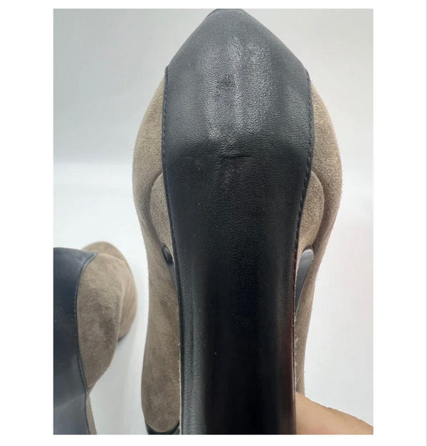 Hermès décolleté in Suede,